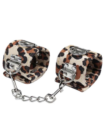 leopard studded cuffs can be used for either ankle or wrist 